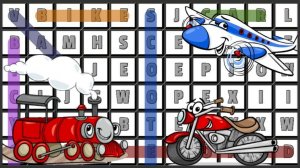 Word Search Transport Online Puzzle Game - Word Puzzle