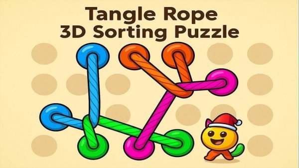 Hazel Tangle Rope 3D: Sorting Puzzle Online Game - Puzzle Game