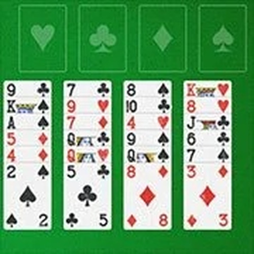 Large Card Freecell Puzzle