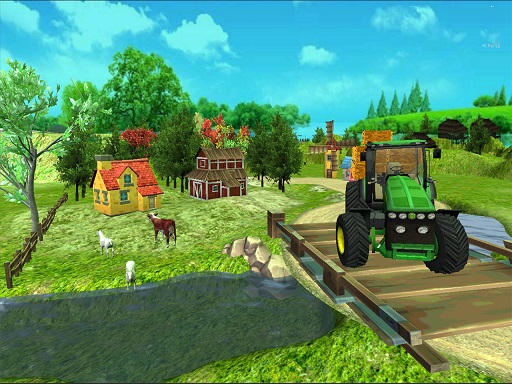 Cargo Tractor Farming Simulation Game Online Driving Game