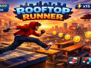 Rooftop Runner Online Arcade Game