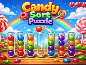 Candy Merge Sort Puzzle Game - Sorting Puzzle