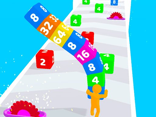 Cube Stack 2048 Puzzle Game - Merge Puzzle Game