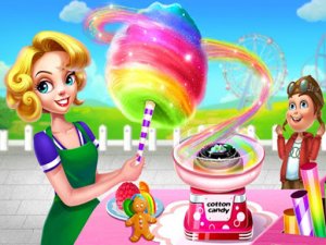Sweet Cotton Candy 3D Online Cooking Game
