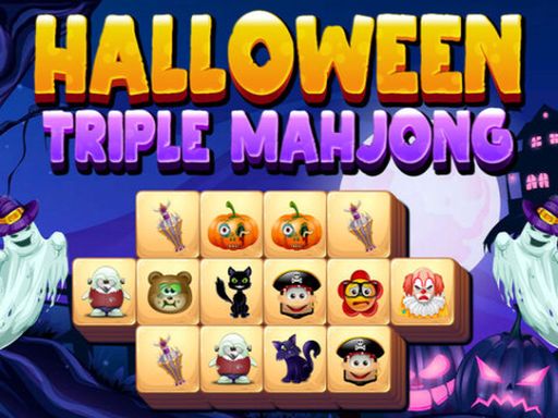Halloween Triple Mahjong Online Puzzle Game