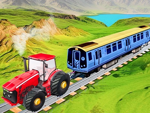 Chain Tractor Train Towing Game 3D Online Simulation Game