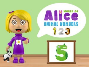 World of Alice: Animal Numbers Educational Puzzle Game