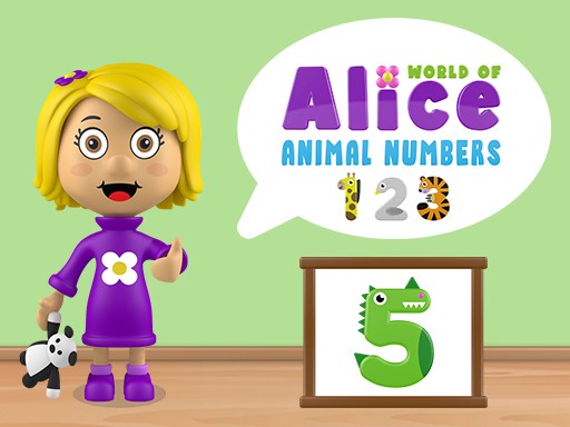 World of Alice: Animal Numbers Educational Puzzle Game