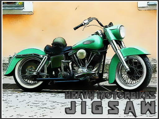 Heavy Motorbikes Jigsaw Puzzle Game Online - Puzzle Game