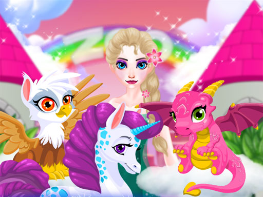 Elsa Magic Zoo Online Care Game