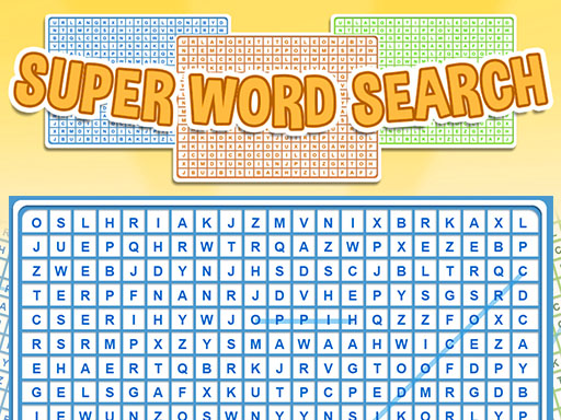 Super Word Search Puzzle Game Online - Word Game