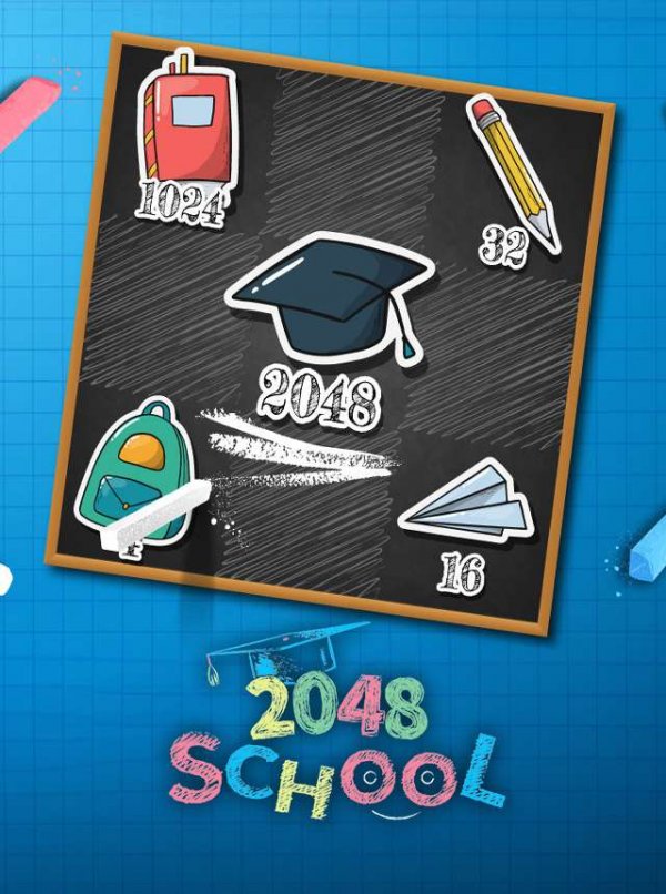 2048 School Online Puzzle Game - Educational Puzzle Game