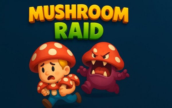 Mushroom Raid: Monster Chase Runner Online Game