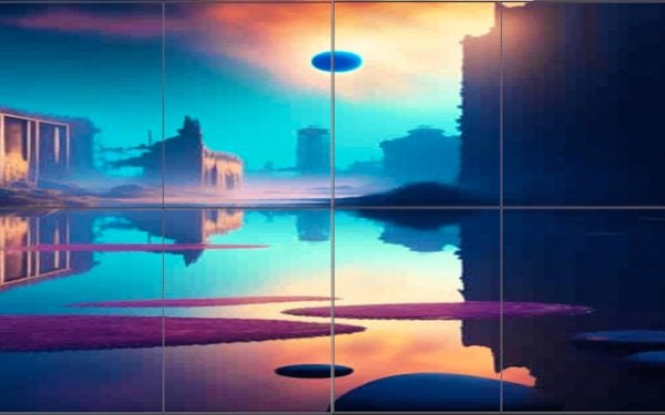 Abandoned Places Picture Tile Quest Puzzle Game