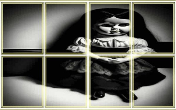 Chucky Doll Photo Image Scramble Puzzle Game