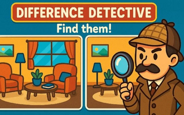 Difference Detective: Find Them! - Online Spot the Differences Puzzle Game