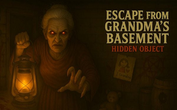 Escape From Grandma's Basement - Hidden Object Mystery Puzzle Game Online