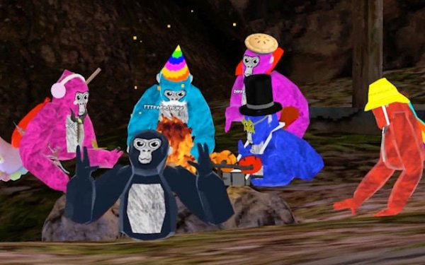 Gorilla Tag Drag and Drop VR Parkour Game