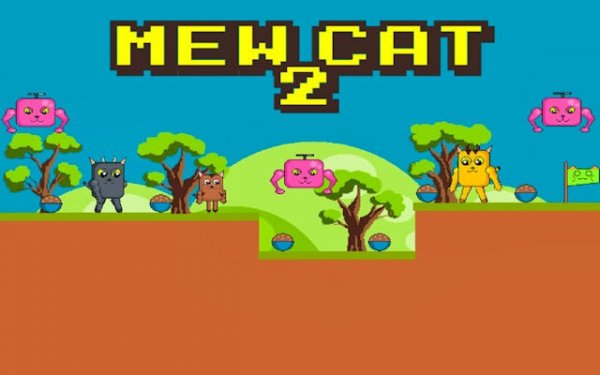 Mew Cat 2: Platformer Adventure Online Game
