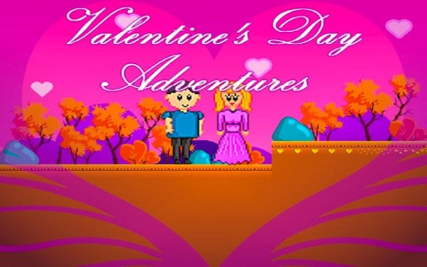 Valentines Day Adventures 2D Platformer Online Game