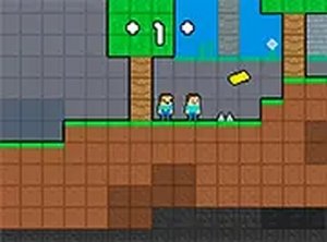 Cooperative Jumping Puzzle Duo